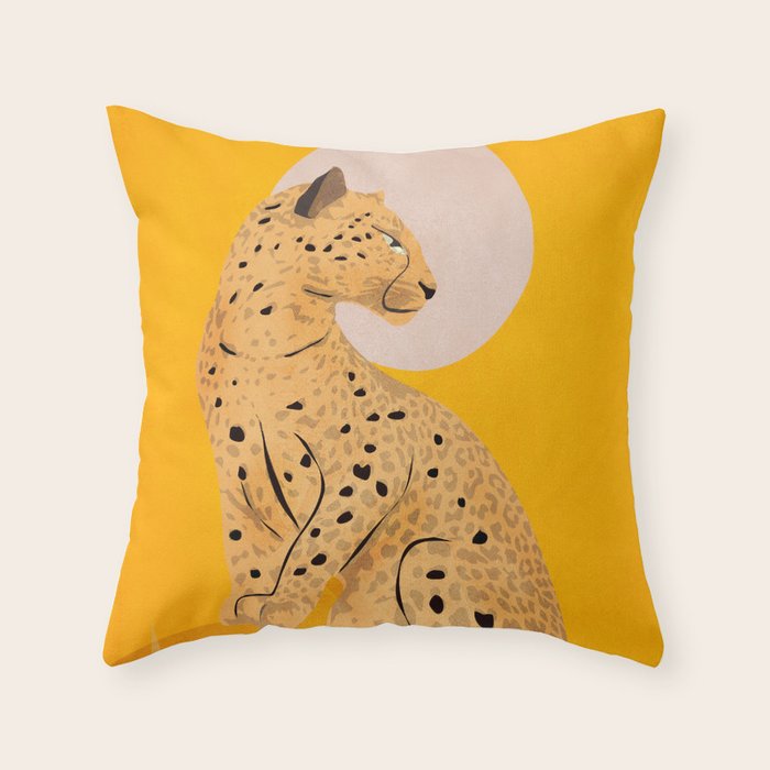 Leopard Throw Pillow Gallery Image 6