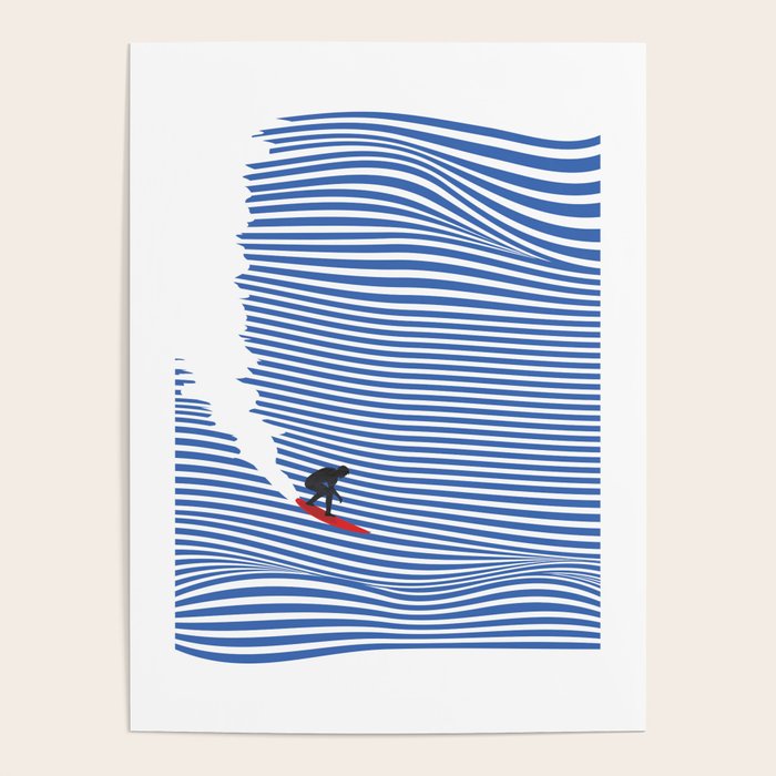 Surfing Jaws Poster Gallery Image 1