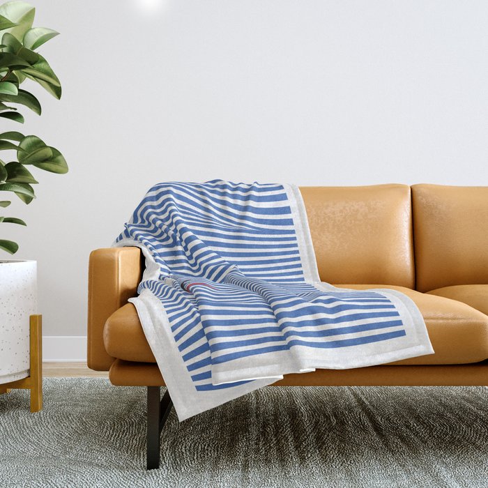 Surfing Jaws Throw Blanket Gallery Image 1