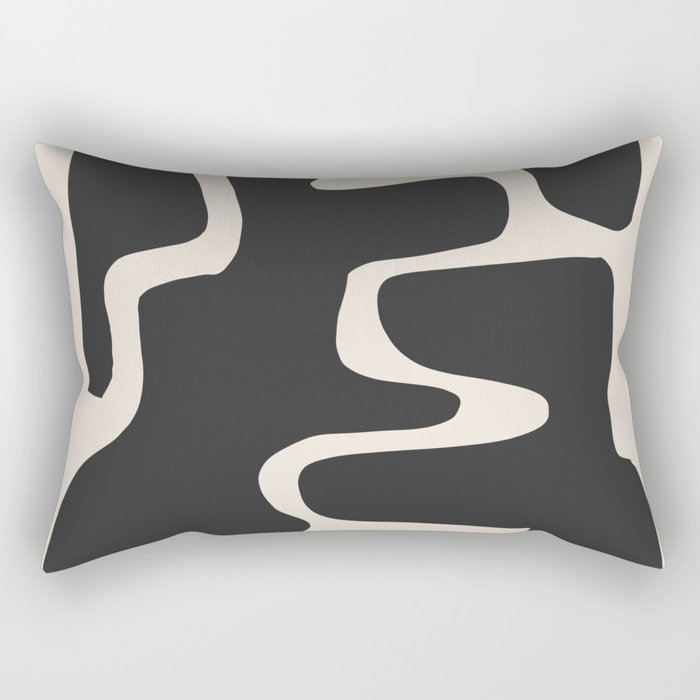 Modern Abstract Shapes 17 Rectangular Pillow Gallery Image 2