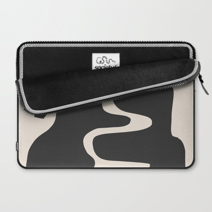 Modern Abstract Shapes 17 Laptop Sleeve Gallery Image 2