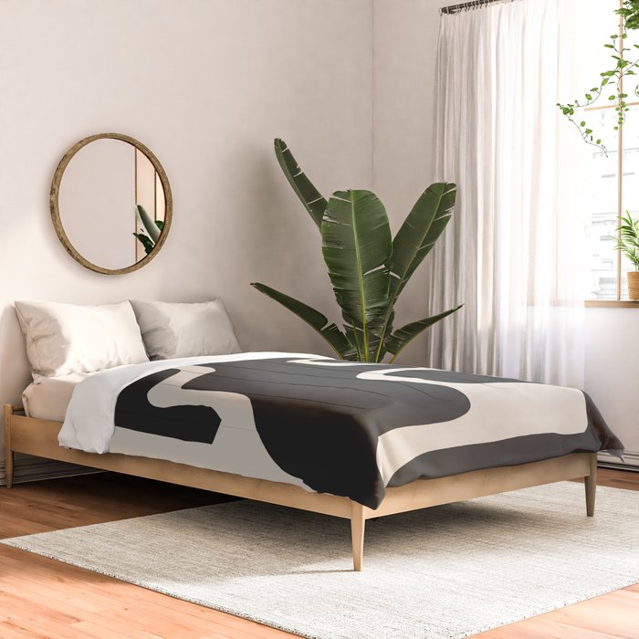 Modern Abstract Shapes 17 Comforter Gallery Image 2