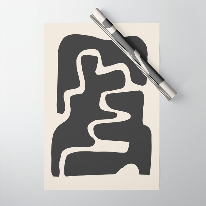 Modern Abstract Shapes 17 Wrapping Paper Gallery Image 1