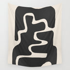Modern Abstract Shapes 17 Wall Tapestry Gallery Image 4