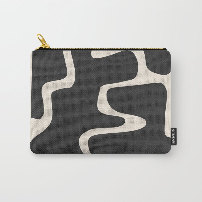 Modern Abstract Shapes 17 Carry All Pouch Gallery Image 1