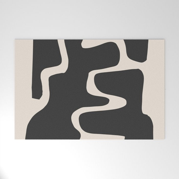 Modern Abstract Shapes 17 Welcome Mat Gallery Image 1