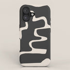 Modern Abstract Shapes 17 iPhone Case Gallery Image 1