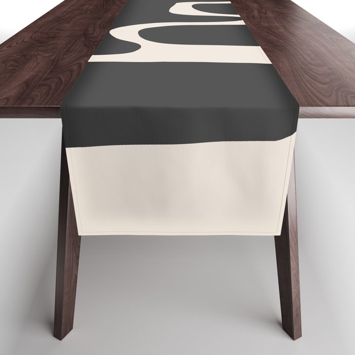 Modern Abstract Shapes 17 Table Runner Gallery Image 1