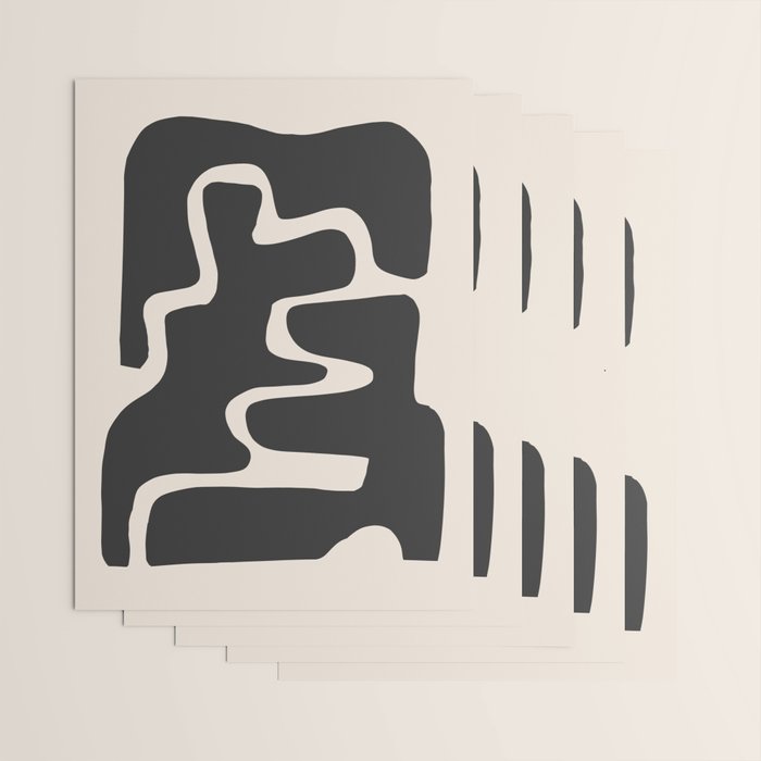 Modern Abstract Shapes 17 Wrapping Paper Gallery Image 3