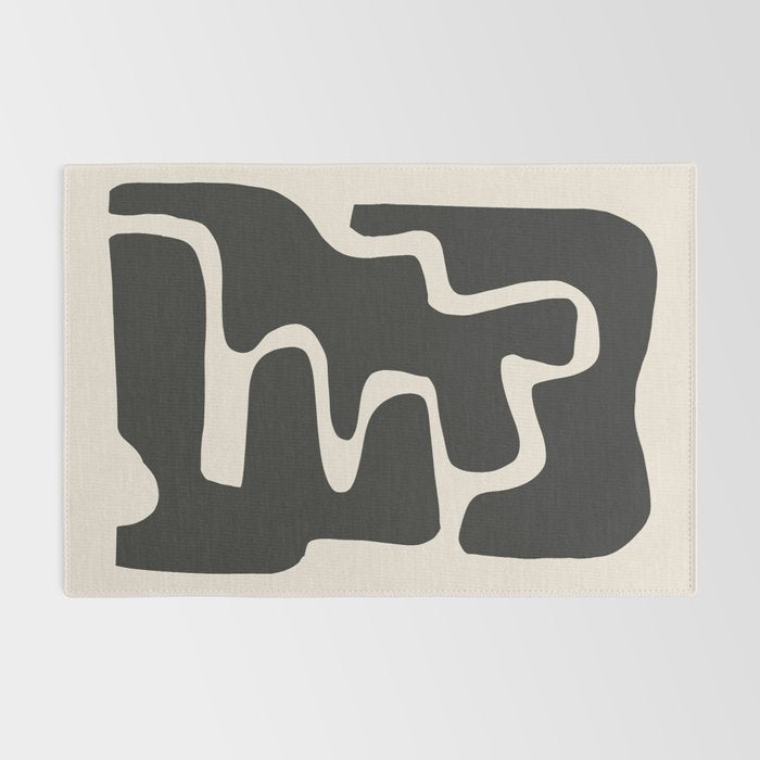 Modern Abstract Shapes 17 Rug Gallery Image 2