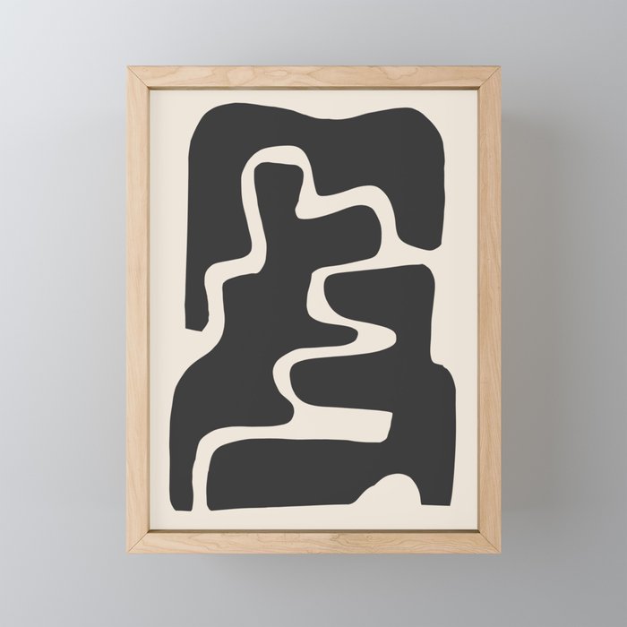 Modern Abstract Shapes 17 Mini Art Print Gallery Image 1