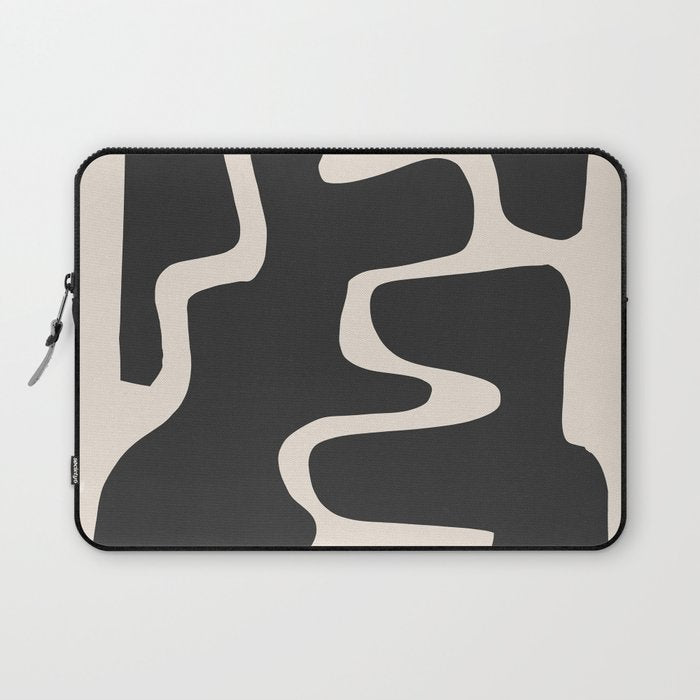 Modern Abstract Shapes 17 Laptop Sleeve Gallery Image 1