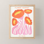 Coral Cosmos: Les Fleurs | Flower Market 05 | Spring Summer 23 Mini Art Print Gallery Image 1