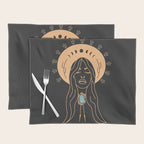 Desert Angel in Peach & Grey Placemat Gallery Image 1