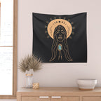 Desert Angel in Peach & Grey Wall Tapestry Gallery Image 2