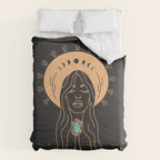 Desert Angel in Peach & Grey Comforter Gallery Image 6