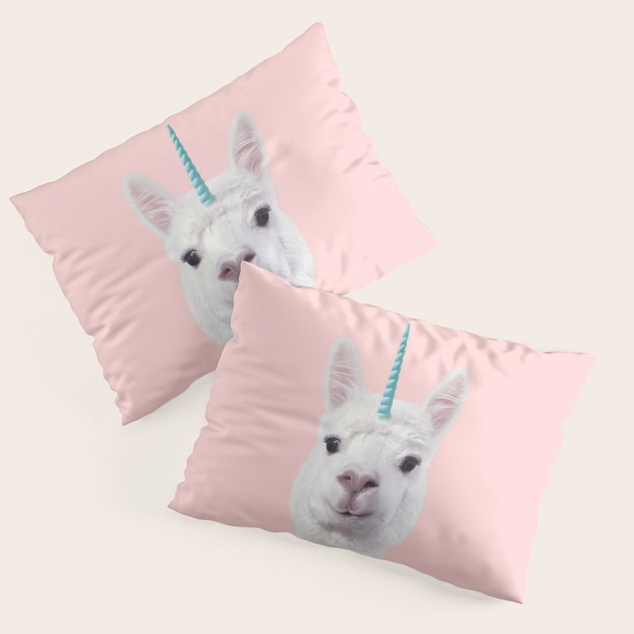ALPACA UNICORN Pillow Sham Gallery Image 3