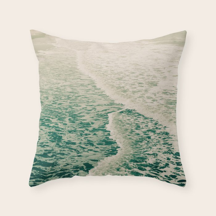 Beautiful Summer Sea Throw Pillow Gallery Image 1