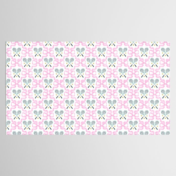 Tennis Trellis Bows in Pink Tablecloth Gallery Image 2