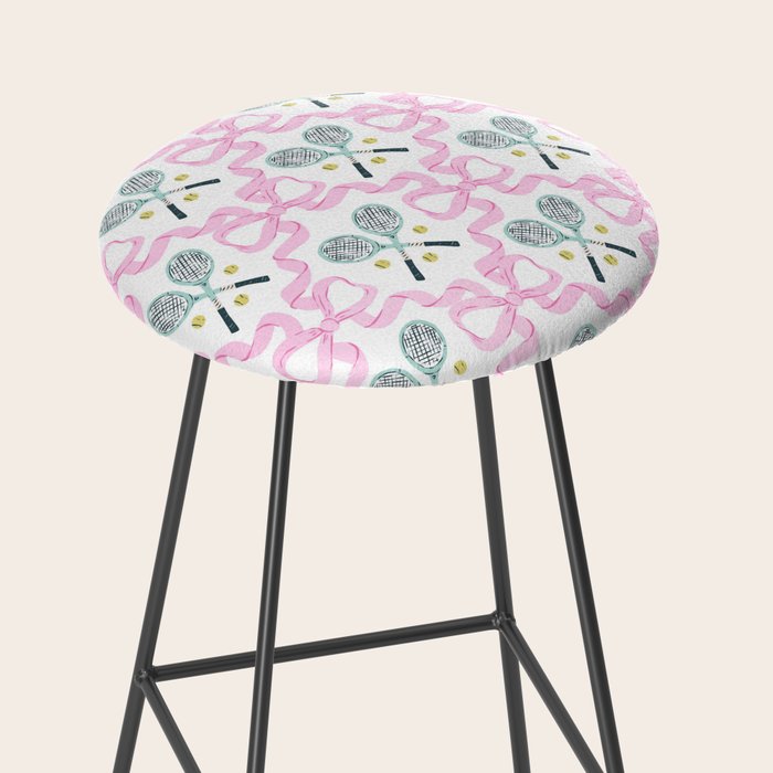 Tennis Trellis Bows in Pink Stool Gallery Image 2