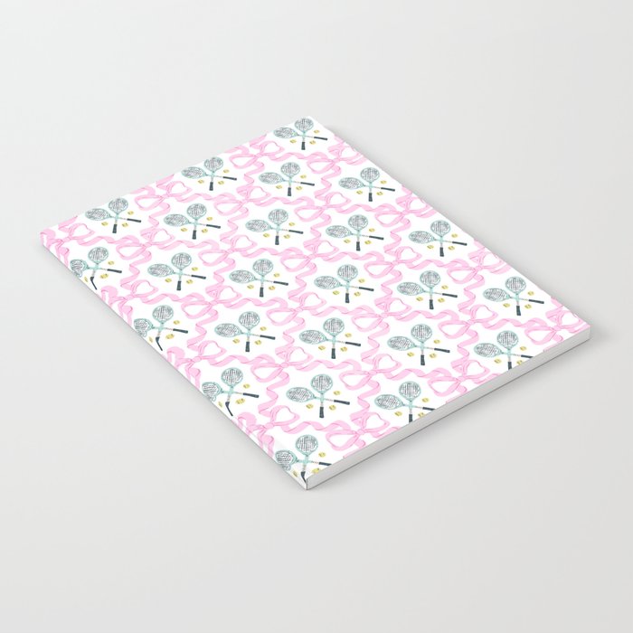 Tennis Trellis Bows in Pink Notebook Gallery Image 2