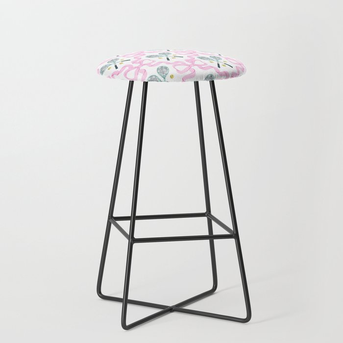 Tennis Trellis Bows in Pink Stool Gallery Image 1