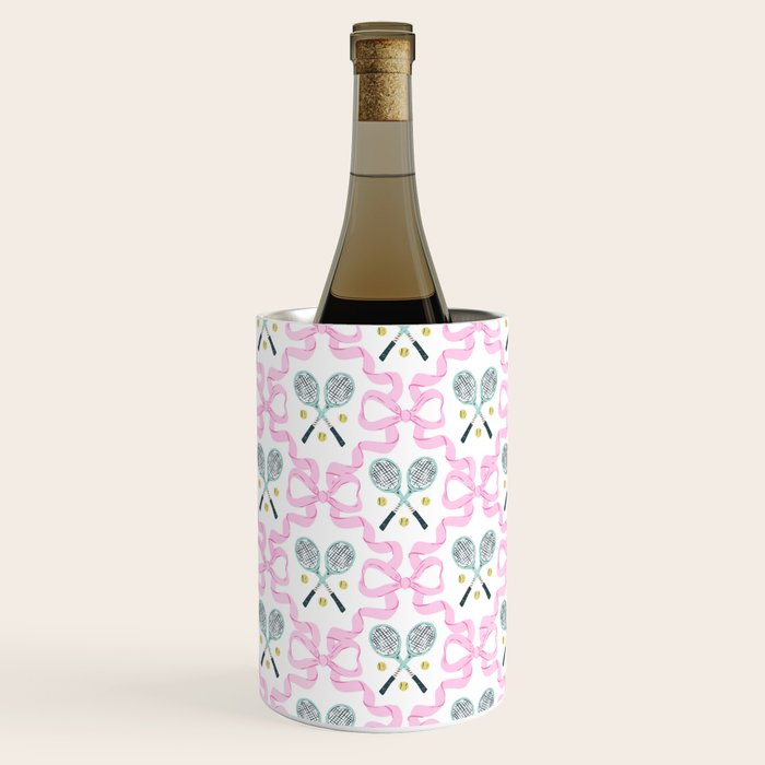 Tennis Trellis Bows in Pink Wine Chiller Gallery Image 1