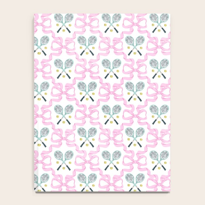 Tennis Trellis Bows in Pink Notebook Gallery Image 4