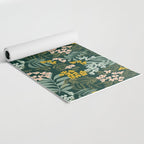 autumn leaves emerald Yoga Mat Gallery Image 2