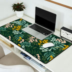 autumn leaves emerald Desk Mat Gallery Image 2