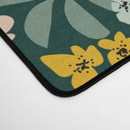 autumn leaves emerald Desk Mat Gallery Image 4