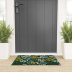 autumn leaves emerald Welcome Mat Gallery Image 3