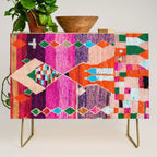 Traditional Oriental Moroccan Berber Rug Design Credenza Gallery Image 1