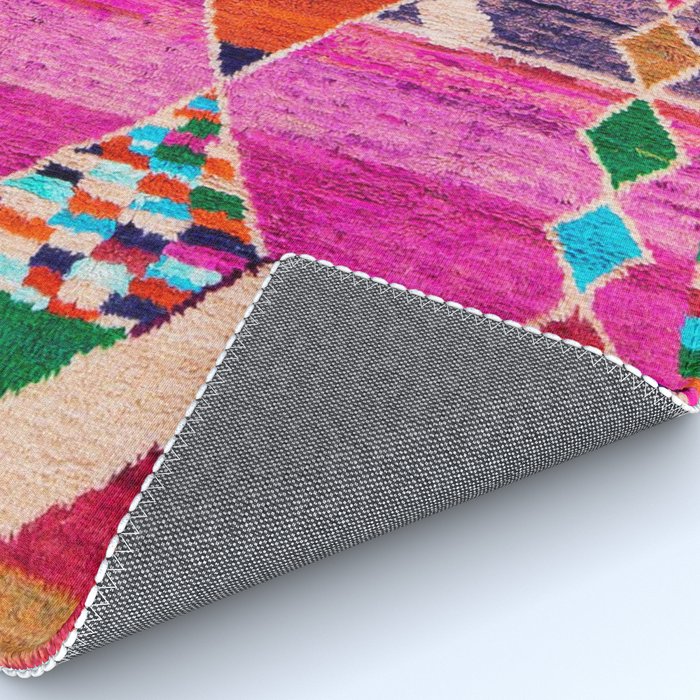 Traditional Oriental Moroccan Berber Rug Design Rug Gallery Image 4