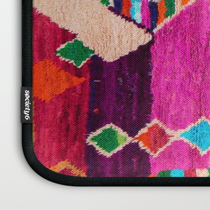 Traditional Oriental Moroccan Berber Rug Design Laptop Sleeve Gallery Image 3