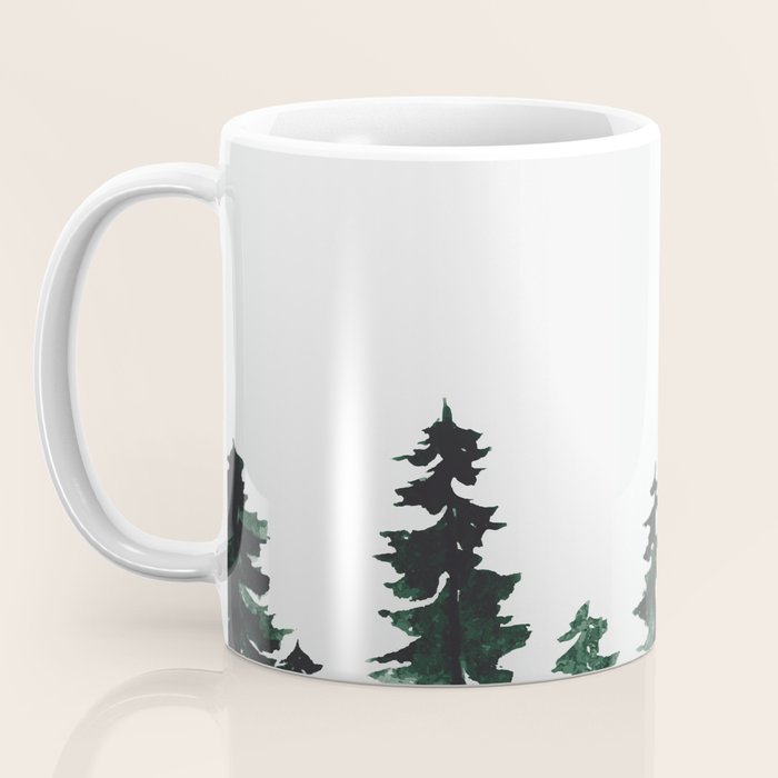 Foggy Pine Trees 2 Coffee Mug Gallery Image 3