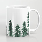 Foggy Pine Trees 2 Coffee Mug Gallery Image 1