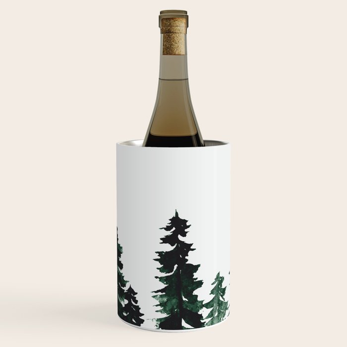 Foggy Pine Trees 2 Wine Chiller Gallery Image 2