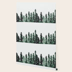 Foggy Pine Trees 2 Wallpaper Gallery Image 2