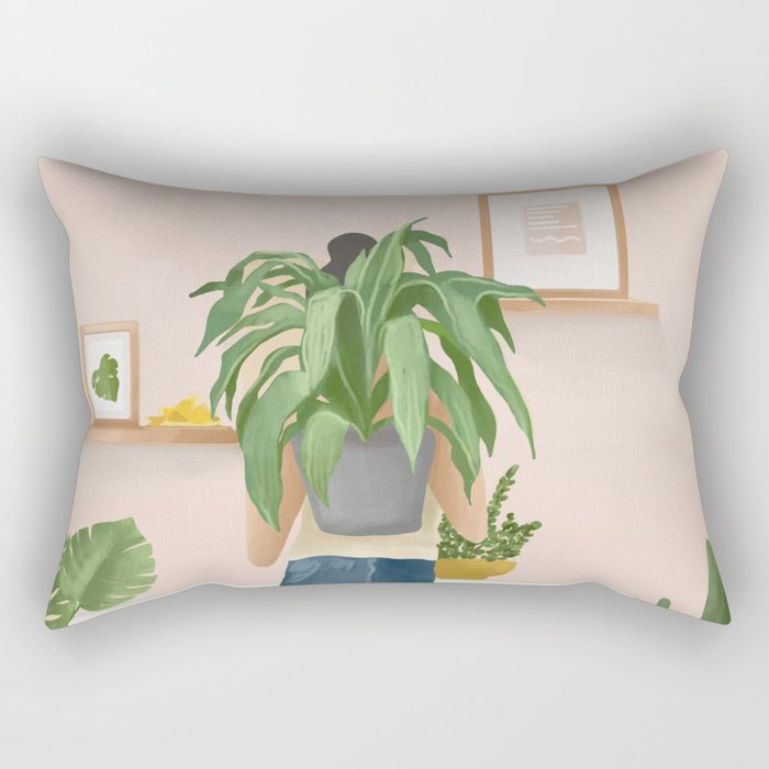 My Little Garden I Rectangular Pillow Gallery Image 2