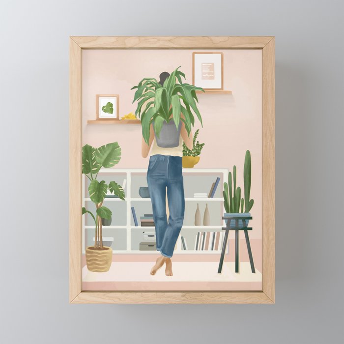 My Little Garden I Mini Art Print Gallery Image 1