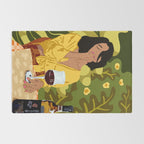 Wine is the answer. What was the question? Rug Gallery Image 2