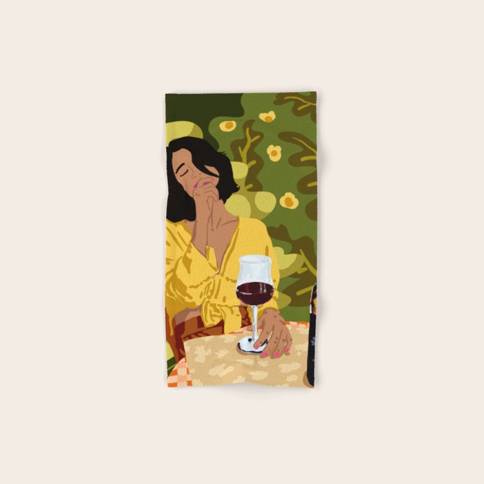 Wine is the answer. What was the question? Bath Towel Gallery Image 1