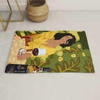 Wine is the answer. What was the question? Rug Gallery Image 1