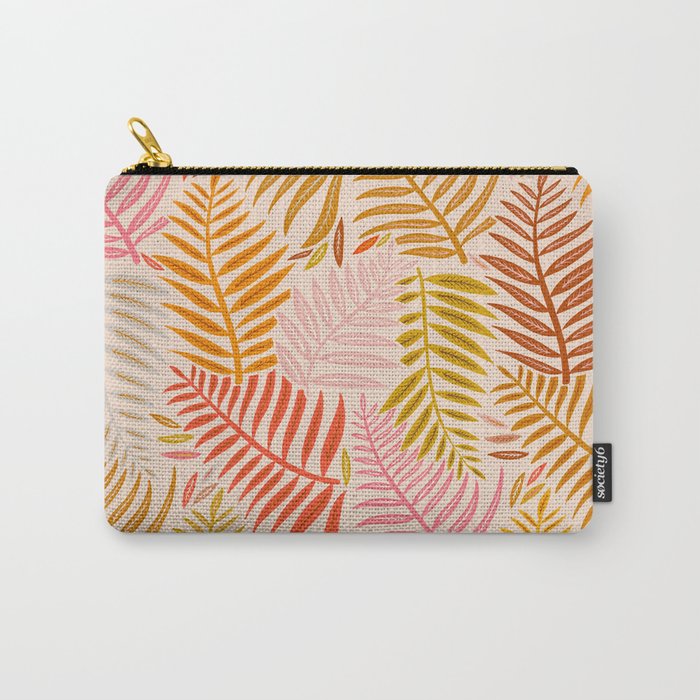Palm Pattern â Retro Palette Carry All Pouch Gallery Image 1