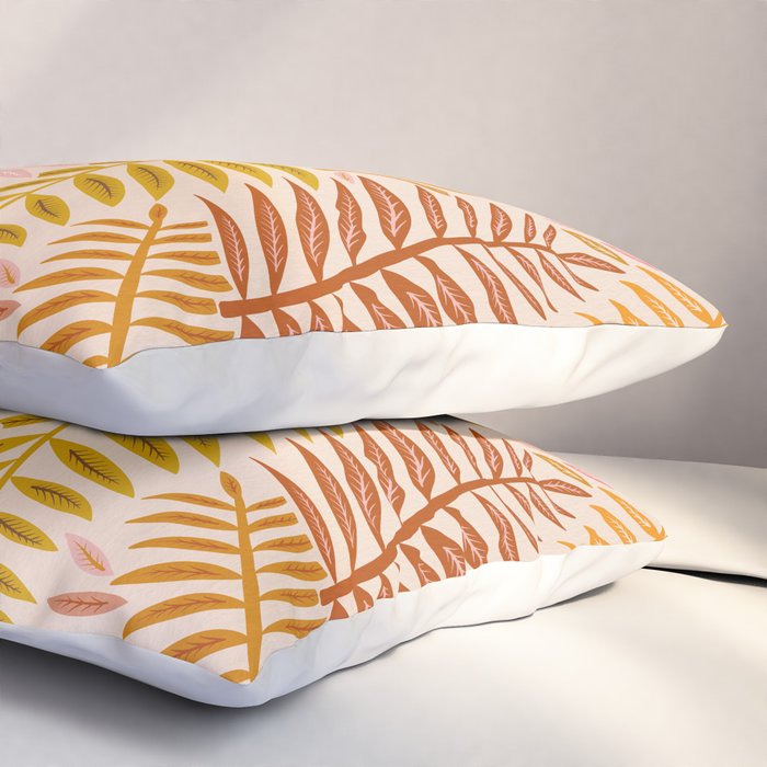 Palm Pattern â Retro Palette Pillow Sham Gallery Image 3