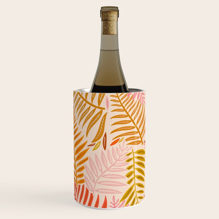 Palm Pattern â Retro Palette Wine Chiller Gallery Image 1