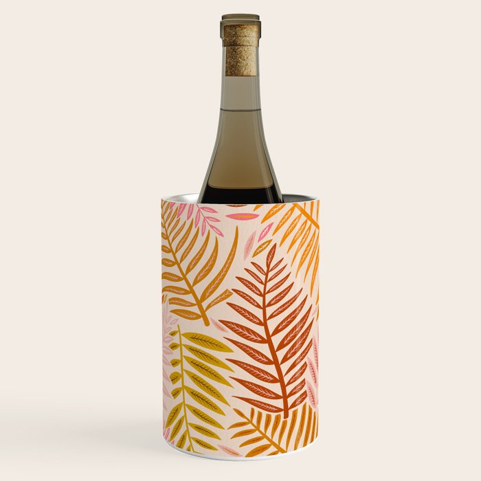 Palm Pattern â Retro Palette Wine Chiller Gallery Image 3