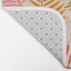 Palm Pattern â Retro Palette Bath Mat Gallery Image 2