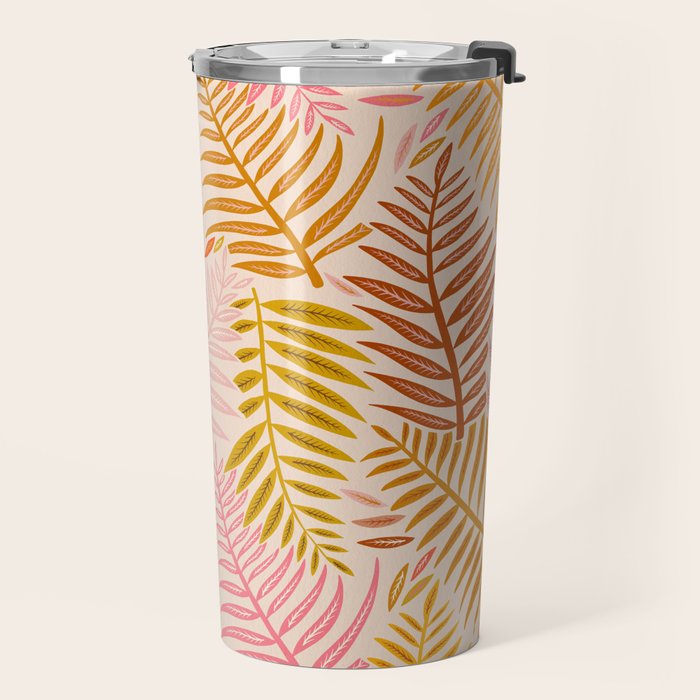 Palm Pattern â Retro Palette Travel Mug Gallery Image 2